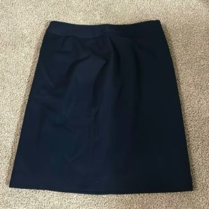 Navy Anne Klein Pencil Skirt - Size 10